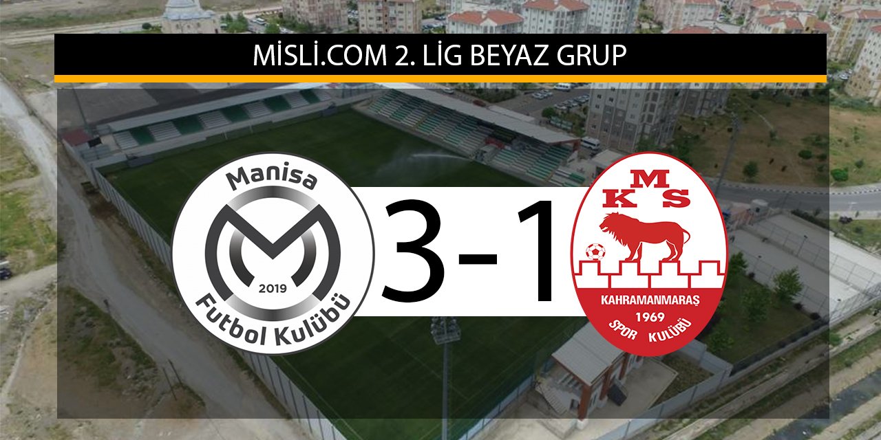 Manisa Futbol Kulübü 3-1 Kahramanmaraşspor (MAÇ SONUCU)
