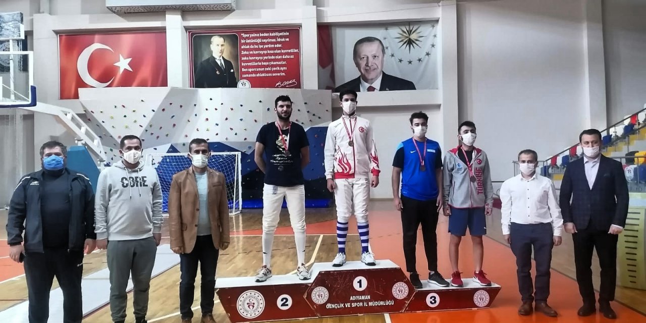 Kahramanmaraşlı sporcu Adıyaman’da altın madalya kazandı