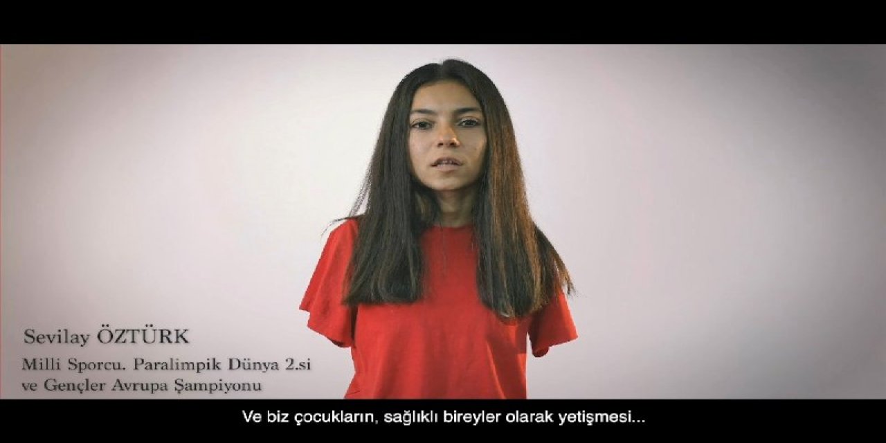 Kahramanmaraşlı sporcu Sevilay'dan mesaj var