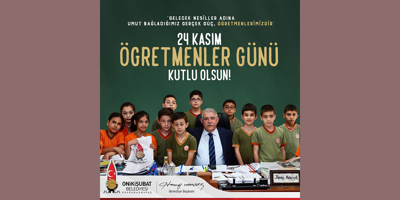 Başkan Mahçiçek, Öğretmenler Günü’nü kutladı