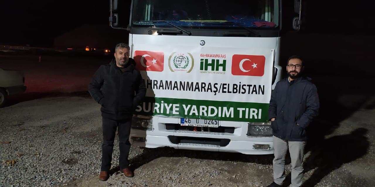 Elbistan İHH'dan Suriye'ye yardım