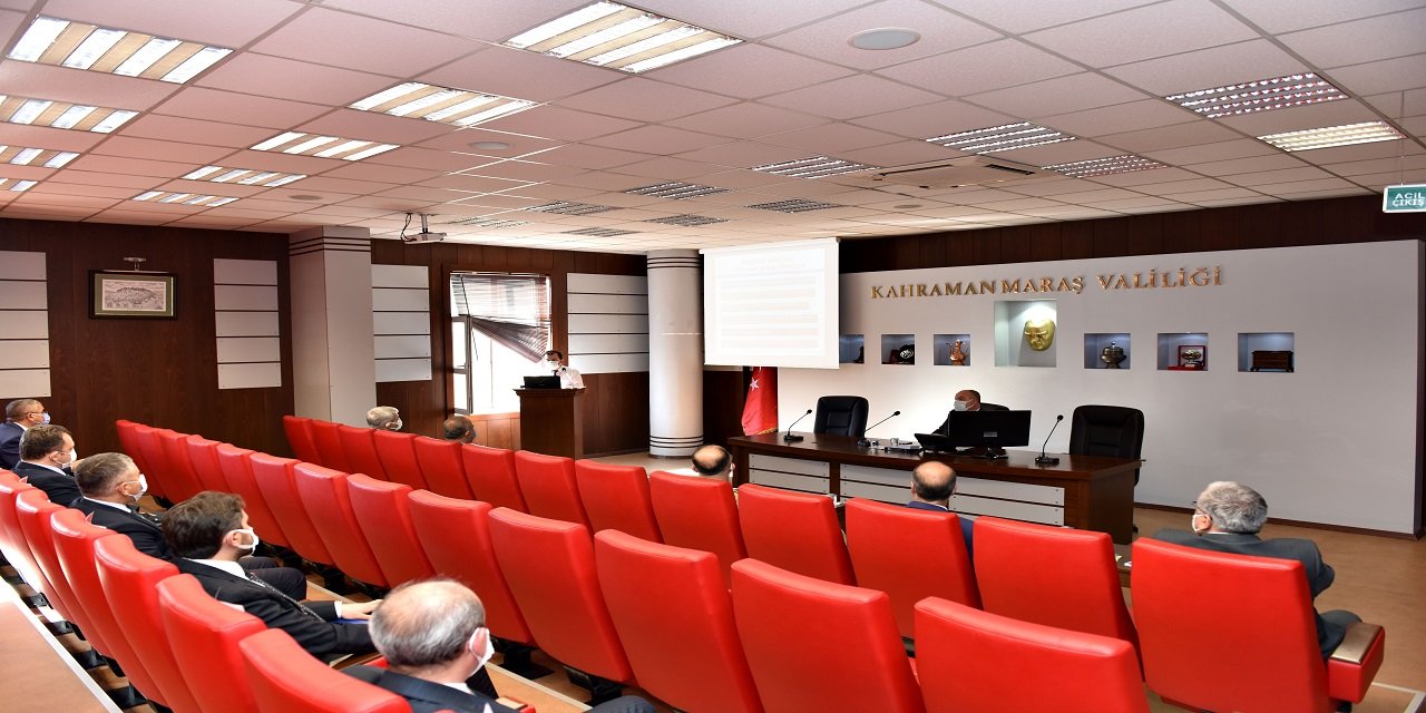 Kahramanmaraş’ta İl Pandemi Kurulu toplandı