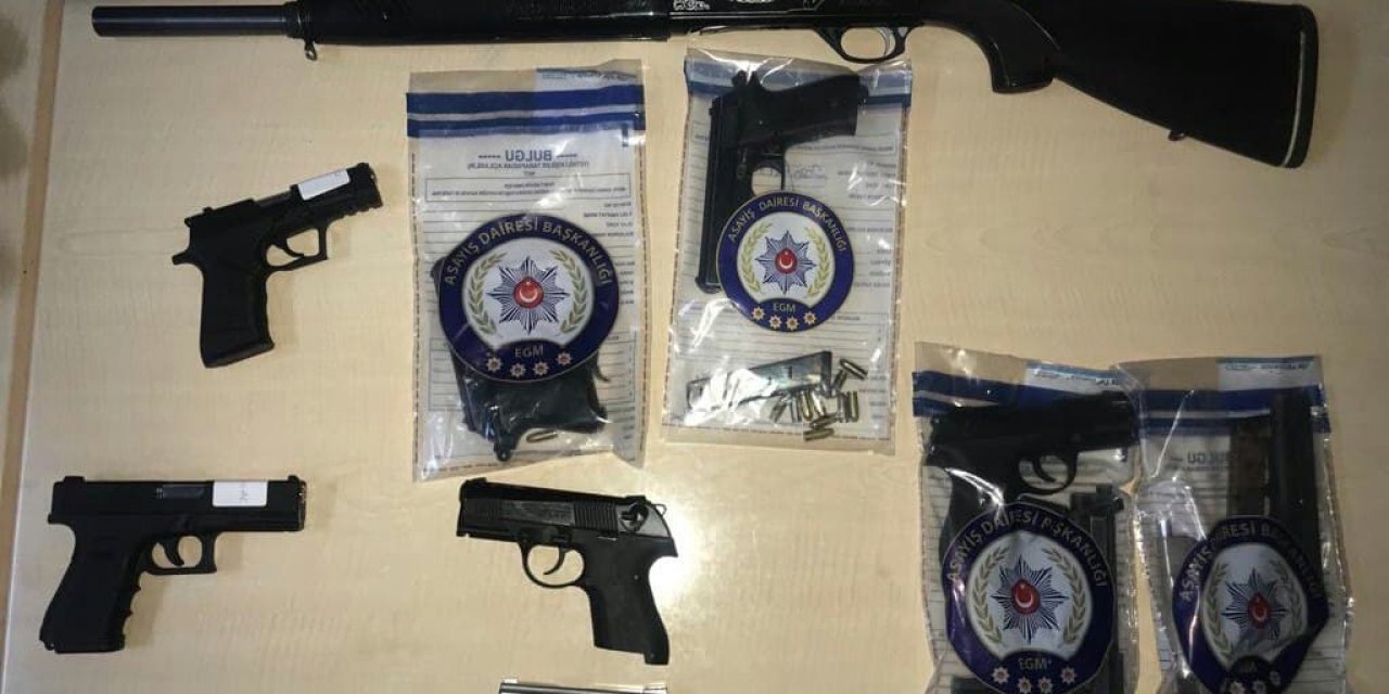 Kahramanmaraş’ta 1 ayda 113 adet silah ele geçirildi