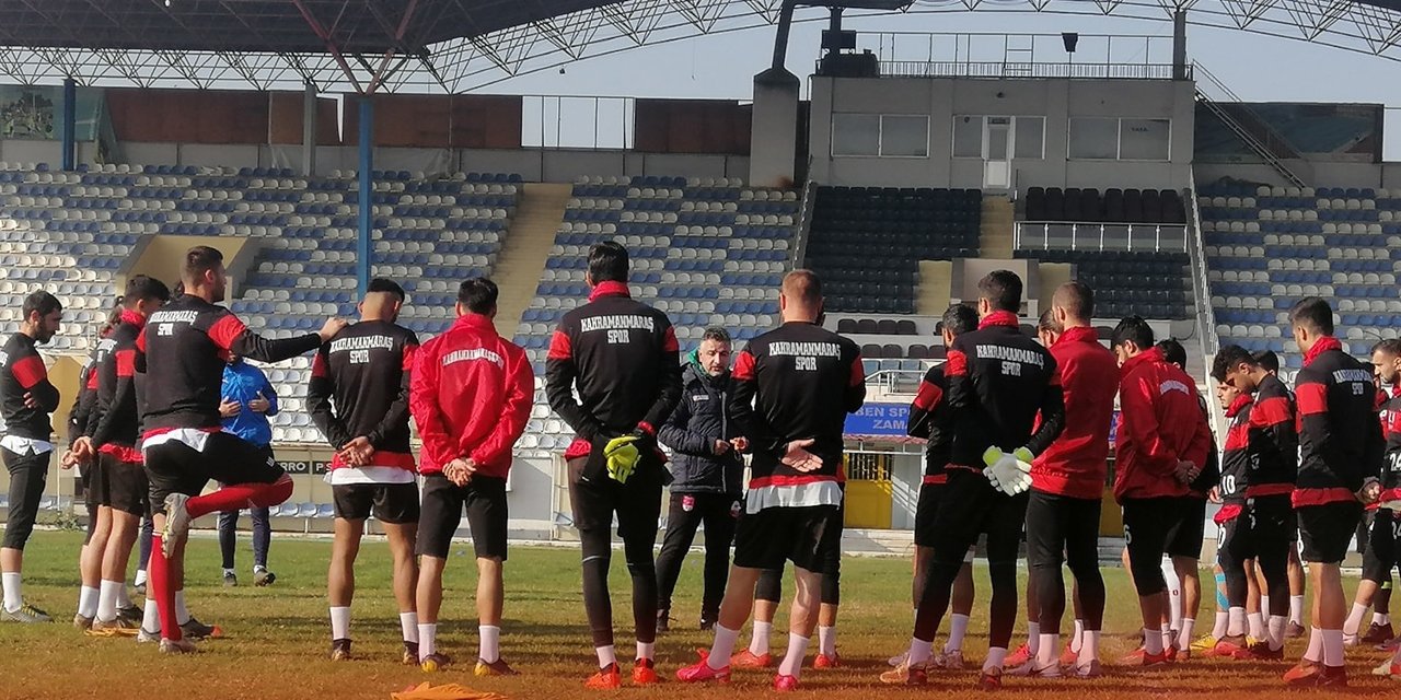 Kahramanmaraşspor İnegölspor maçı hazırlıklarına başladı