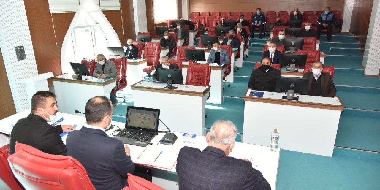 Göksun Belediyesi Aralık ayı meclis toplantısını yaptı