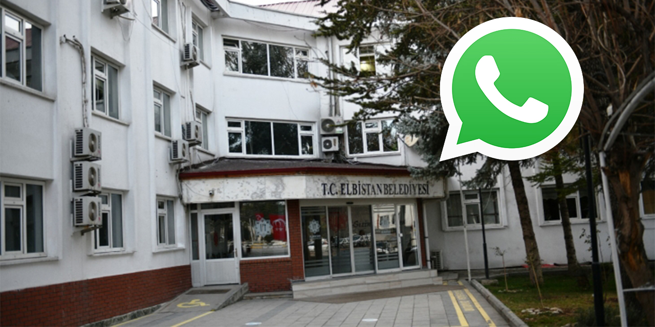 Elbistan Belediyesi Whatsapp çözüm hattına rekor başvuru