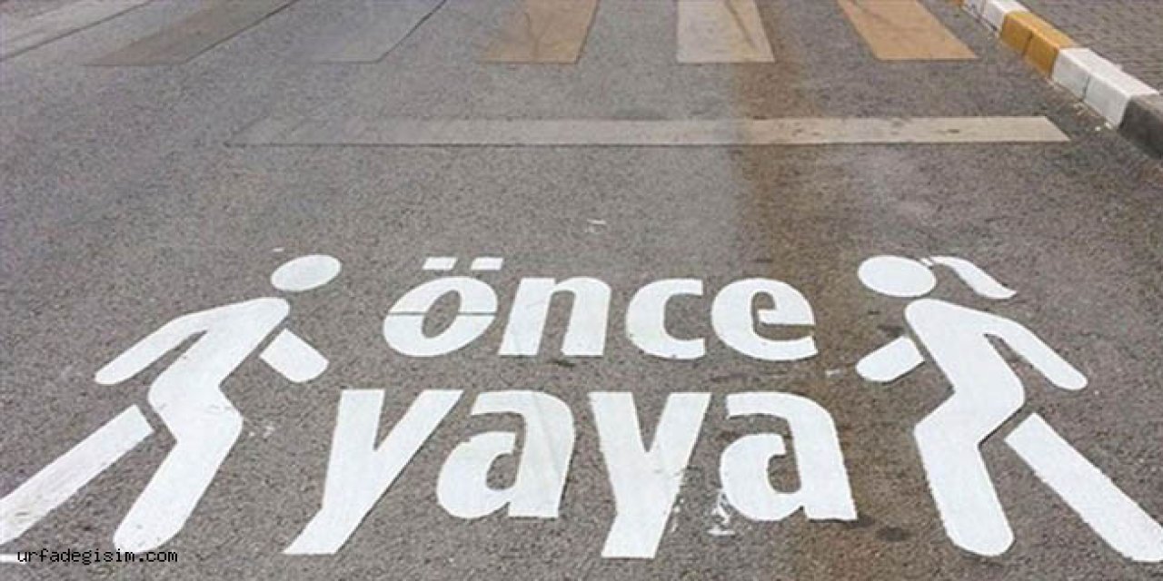 Elbistan'da polisten sürücülere yaya önceliği konusunda uyarı