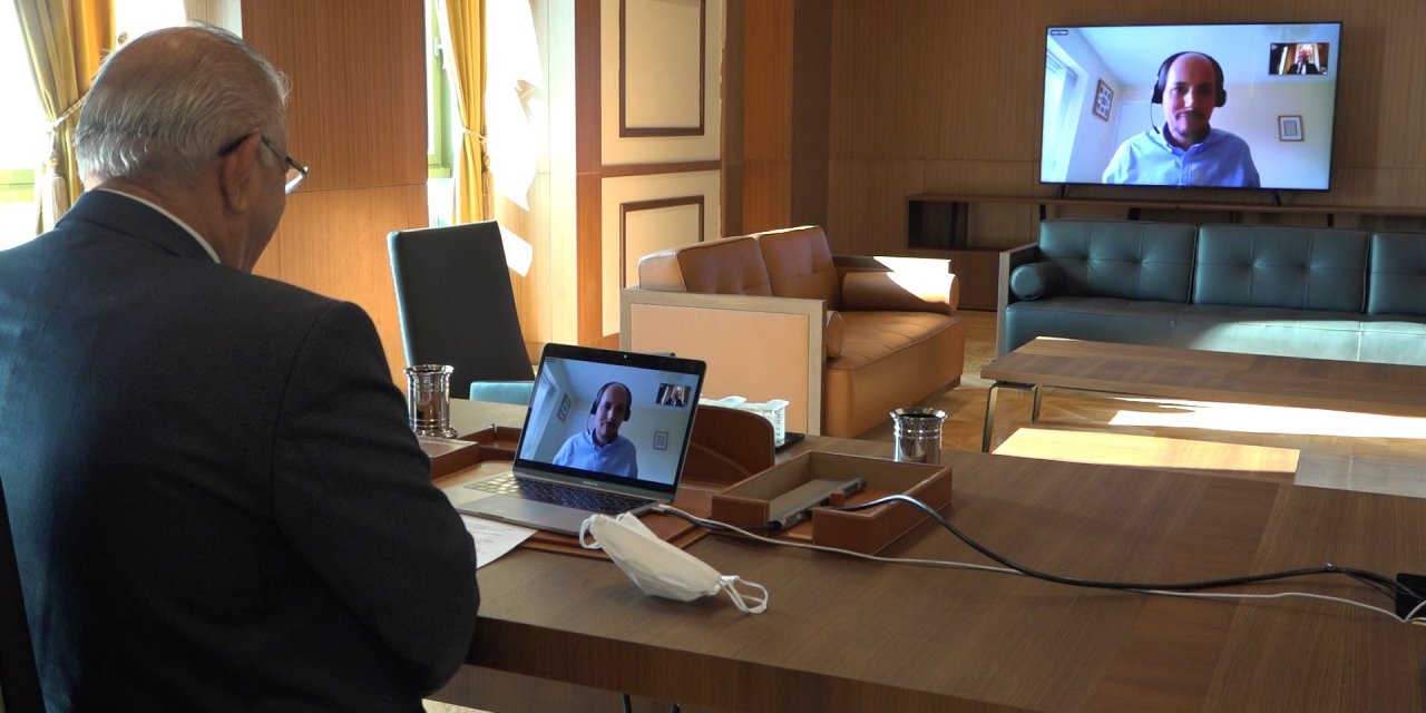 Hanefi Mahçiçek, AIPH Genel Sekreteri ile görüştü