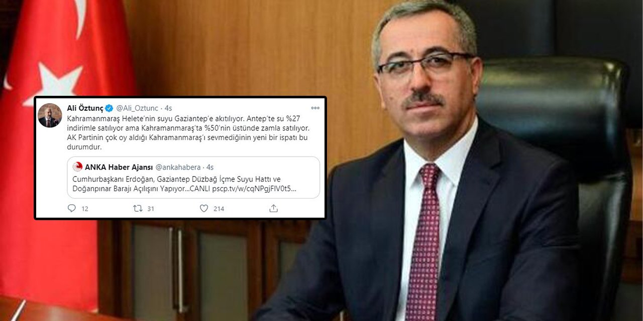 Hayrettin Güngör'den vekil Ali Öztunç’a cevap