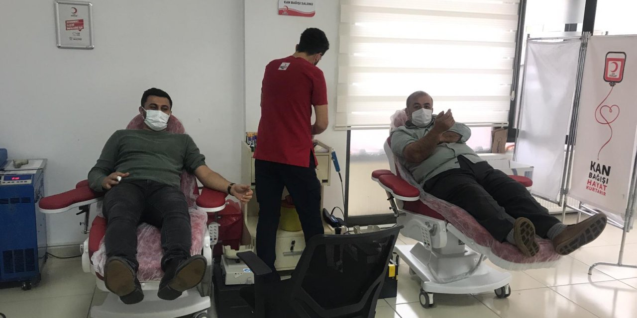 DEVA Partisi Kahramanmaraş teşkilatı kan bağışında bulundu