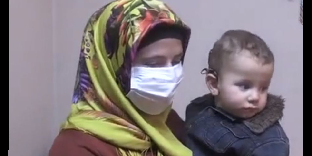 Kahramanmaraş'ta emir bebek annesinin sesini ilk kez 20 ay sonra duydu