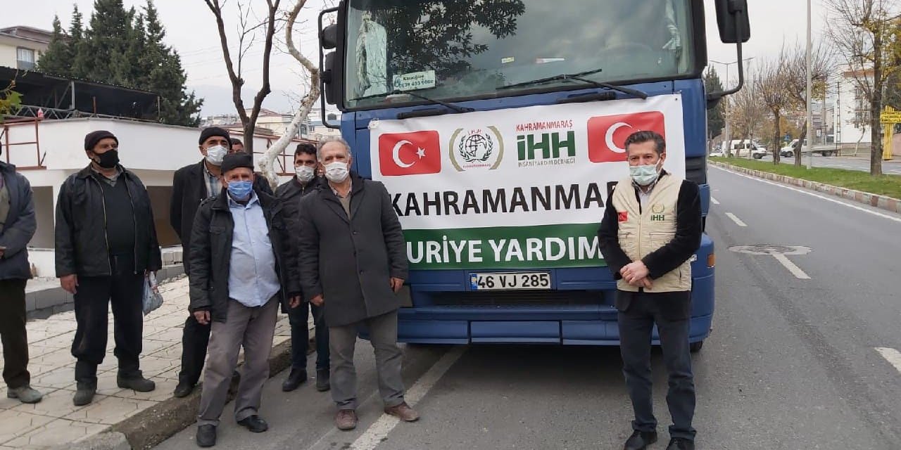 Kahramanmaraş İHH’dan Suriye’ye yardım sevkiyatı