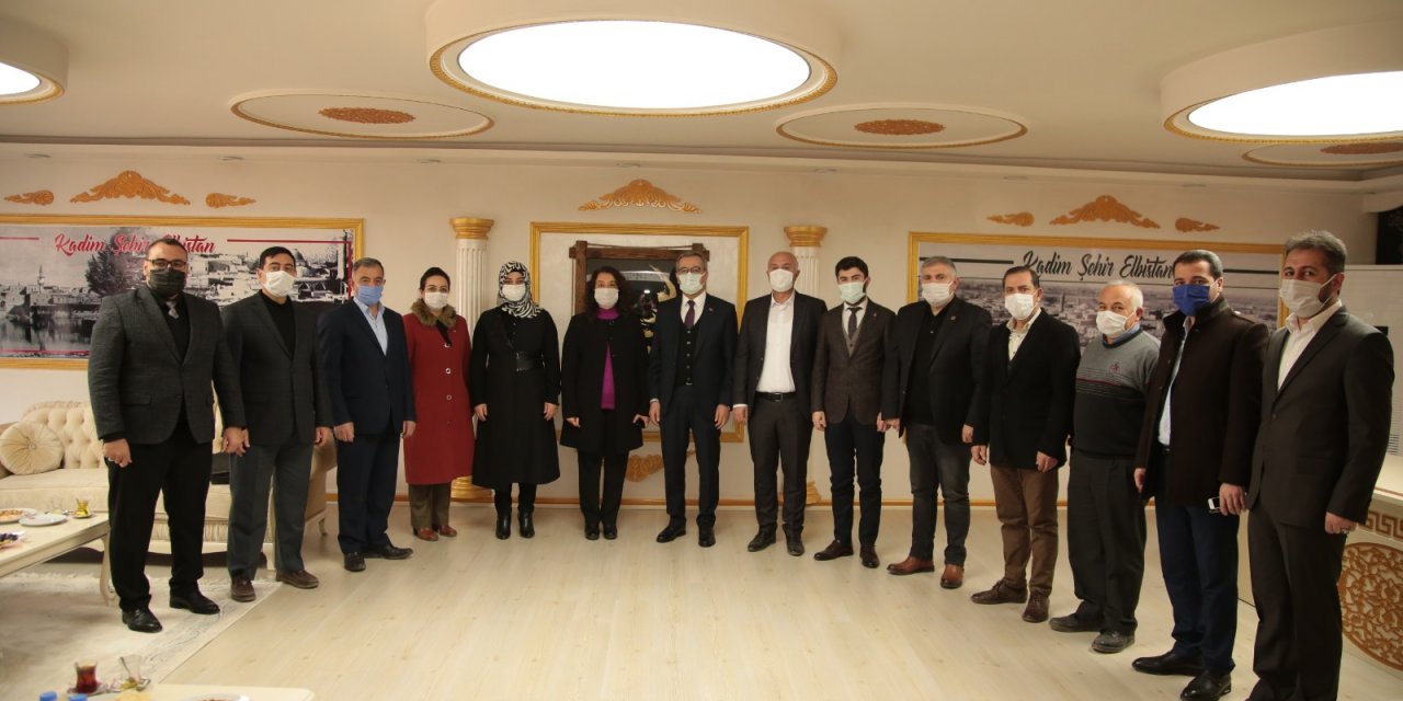 Güngör’den Elbistan Teşkilatına Hayırlı Olsun Ziyareti