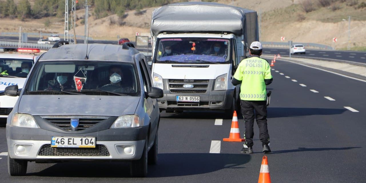 Kahramanmaraş’ta yılbaşı öncesi trafik denetimi
