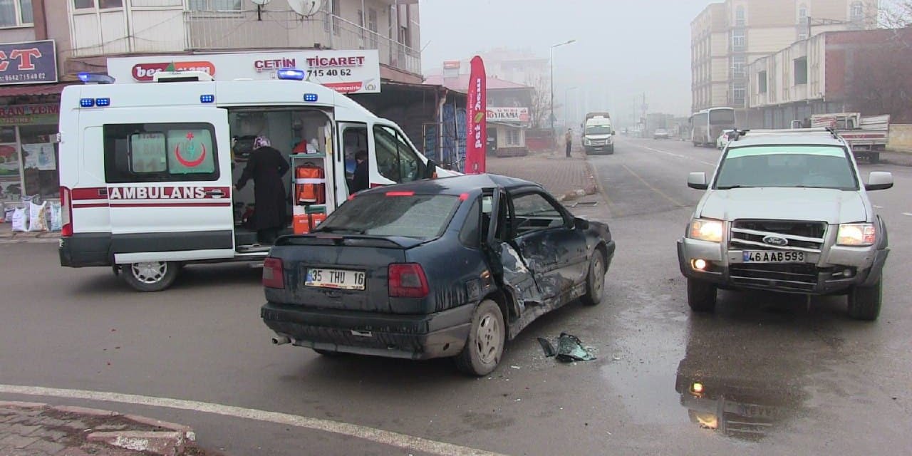 Kahramanmaraş’ta trafik kazası: 2 yaralı