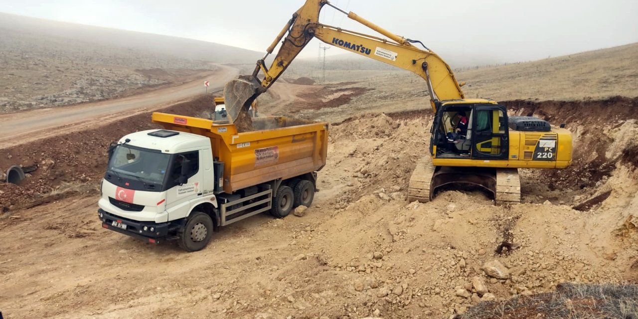 Kahramanmaraş’taki Kavaktepe grup yolu genişletiliyor