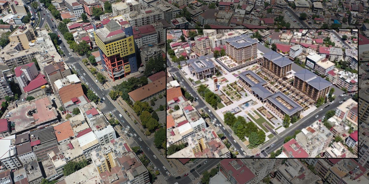 Kahramanmaraş yeni meydanına kavuşacak! Sarı binada dönüşüm detayları belli oldu