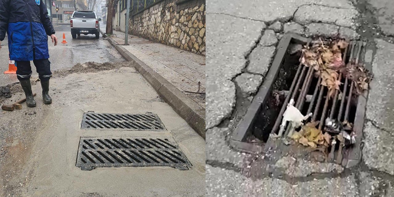 Kahramanmaraş'ta görme engellinin yaralanmasına neden olan o mazgal tamir edildi