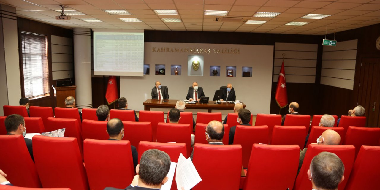 Kahramanmaraş Koordinasyon Kurulu toplandı