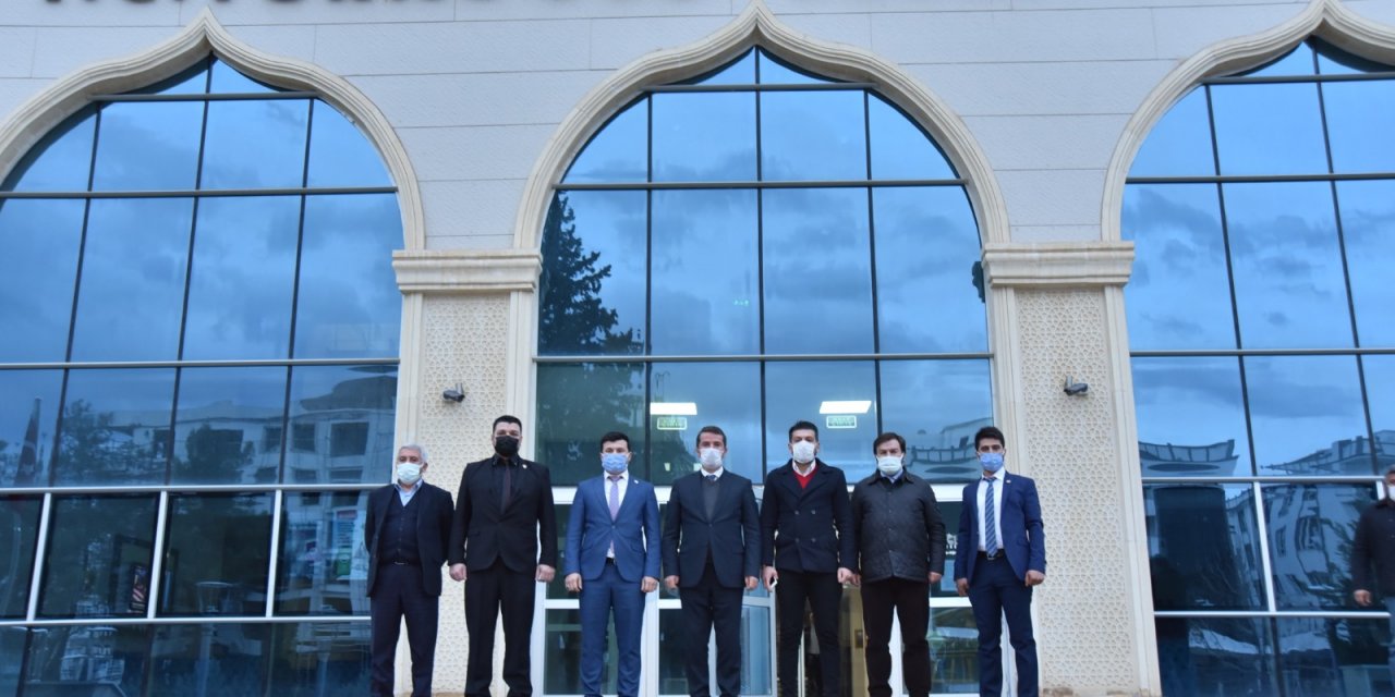 TÜMKİAD ekibi Türkoğlu Belediyesi’ni ziyaret etti