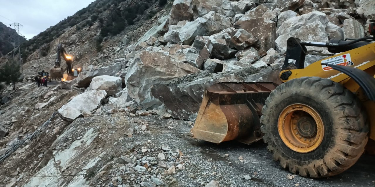 Kahramanmaraş’taki Çokran yolunda çalışmalar sürüyor