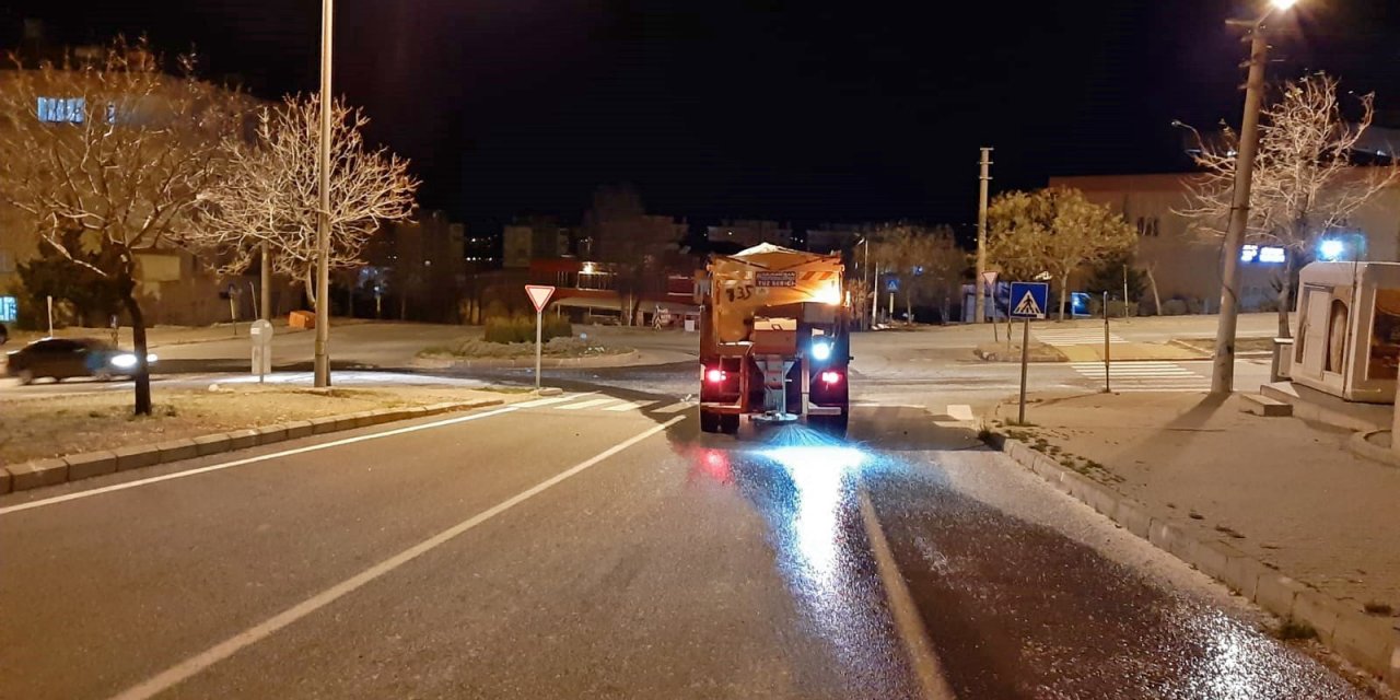 Kahramanmaraş’ta tuzlamaya karşı çalışmalar devam ediyor