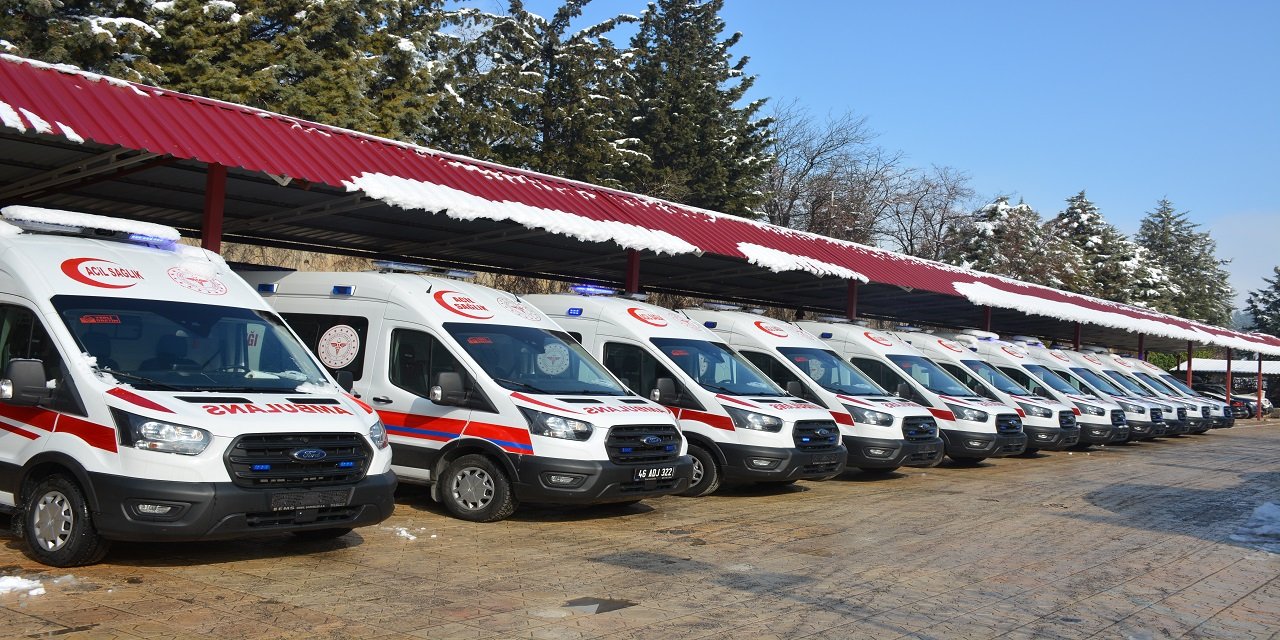 Kahramanmaraş’ta 112 acil yardım ambulans sayısı 90 oldu
