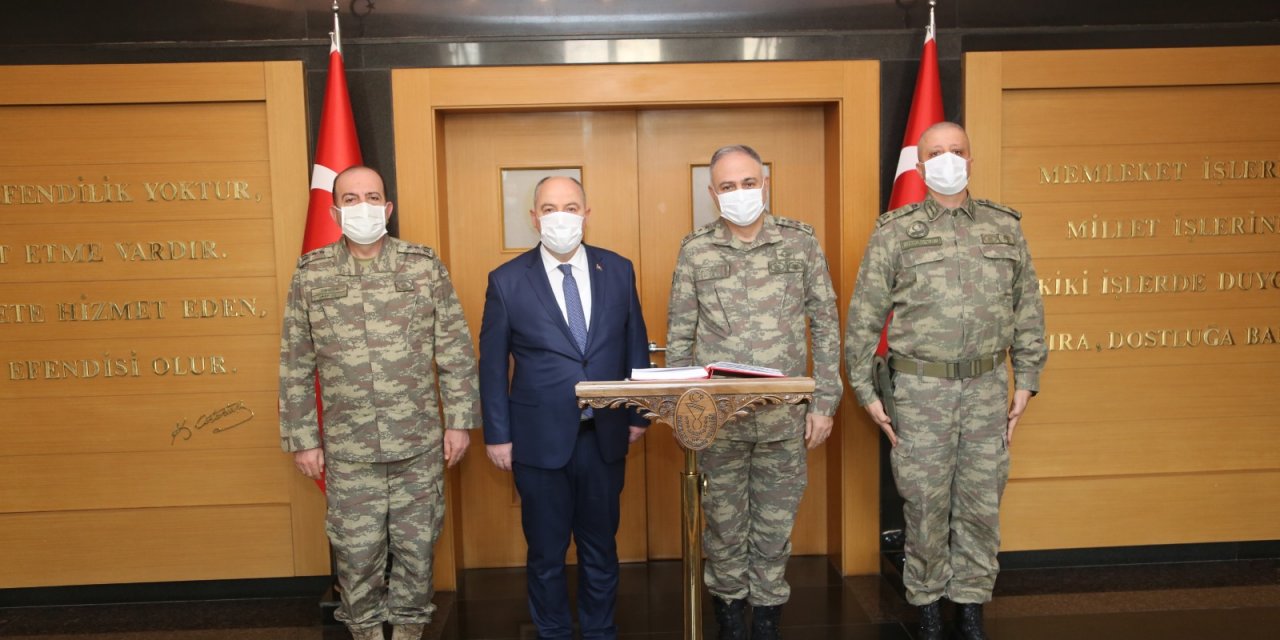 2. Ordu Komutanı Orgeneral Gürak Kahramanmaraş Valiliği’ni ziyaret etti