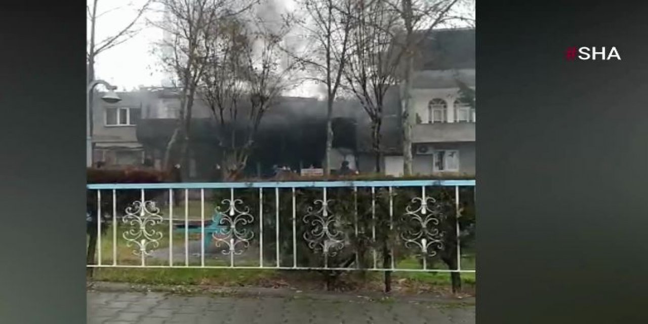 Kahramanmaraş’ta işyeri yangını