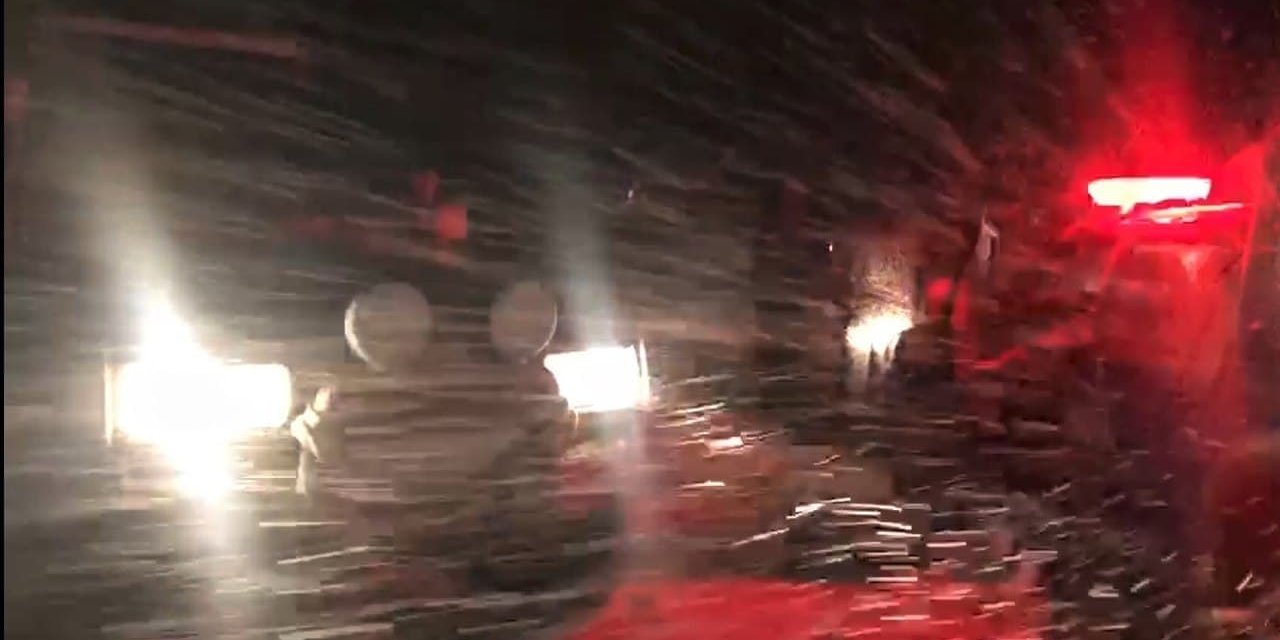 Kahramanmaraş-Kayseri yolu büyük araçların geçişine kapatıldı