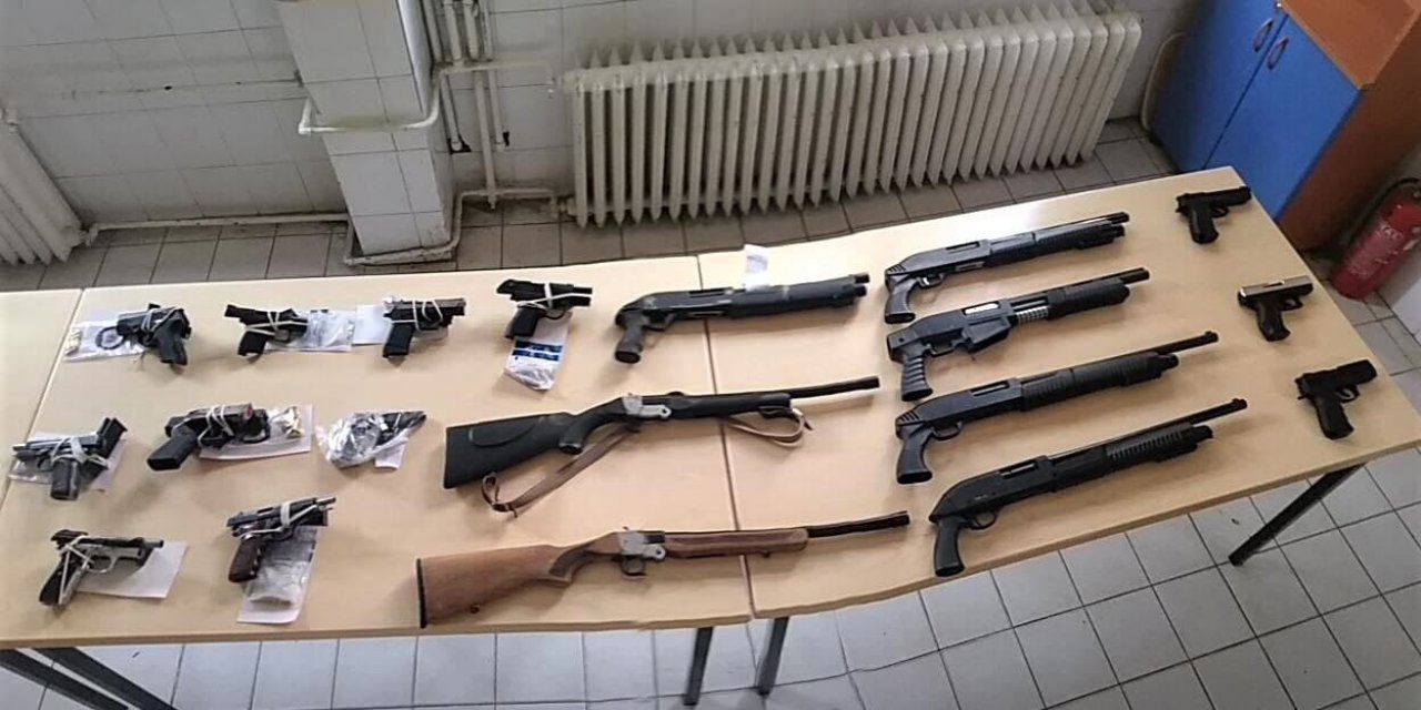 Kahramanmaraş’ta 63 silah ele geçirildi