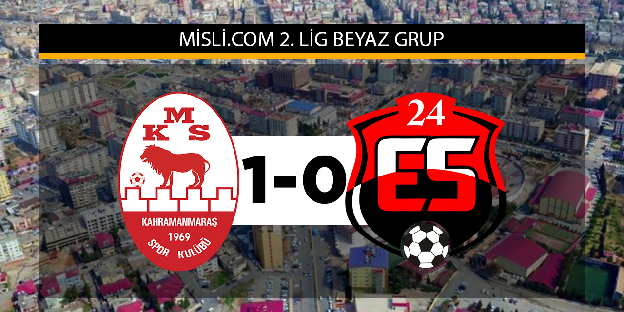 Kahramanmaraşspor 1-0 24 Erzincanspor (MAÇ SONUCU)