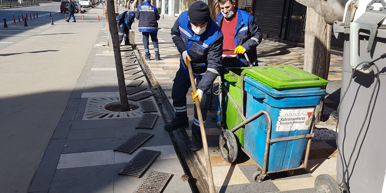 Kahramanmaraş’ta ızgaraların bakım ve temizliği yapılıyor