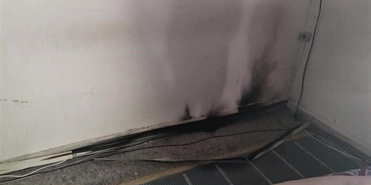 Elbistan’da Cuma namazı sırasında camide yangın çıktı