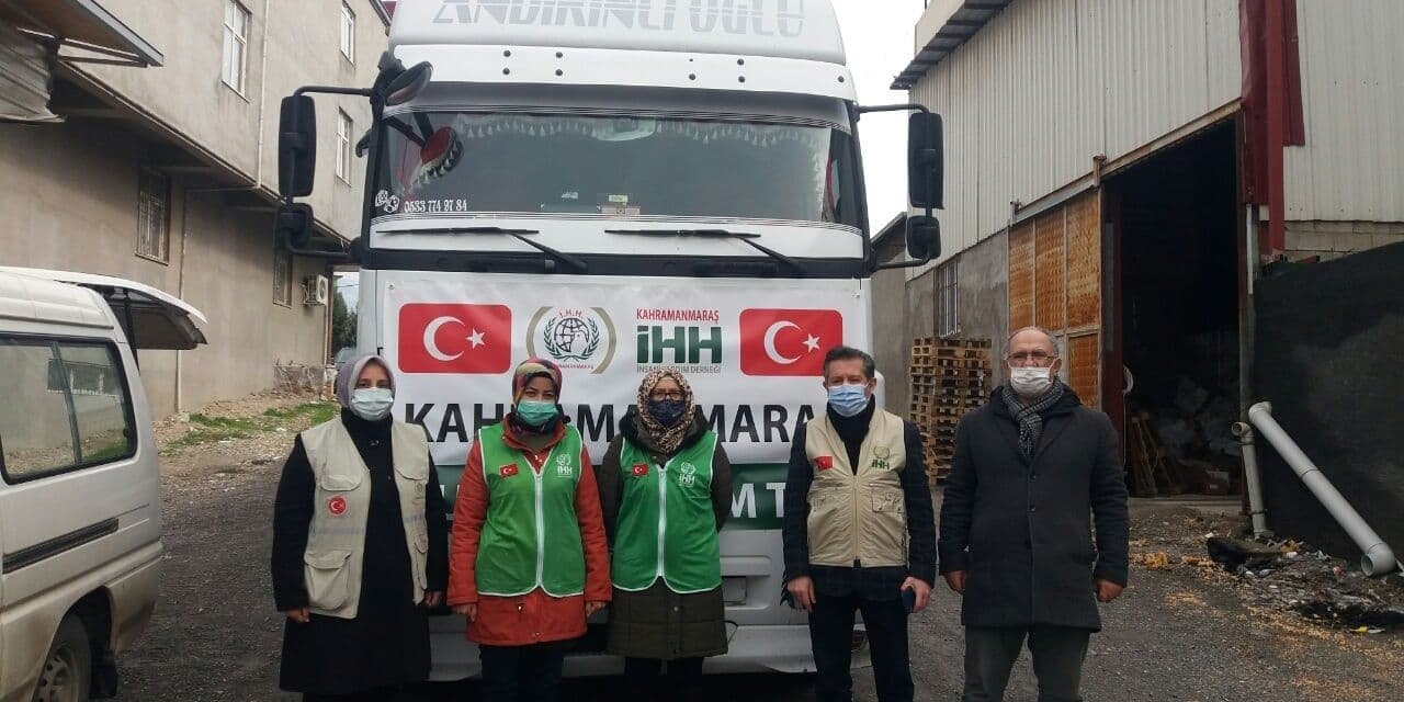 Kahramanmaraş İHH’dan İdlib’e insanı yardım sevkiyatı