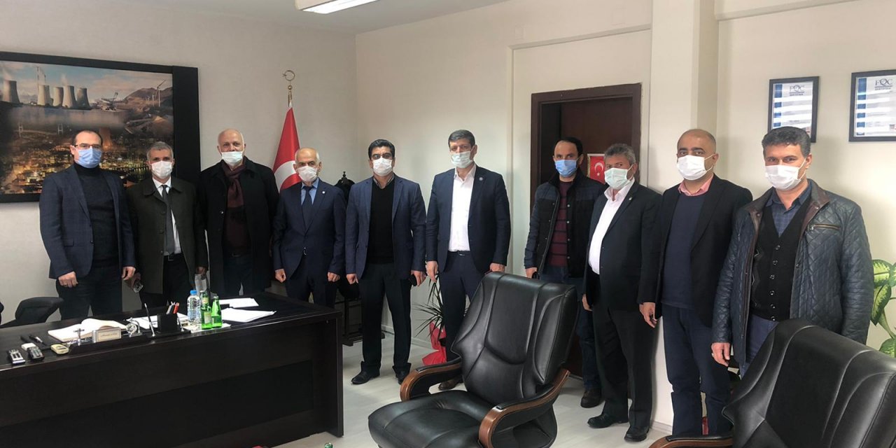 Ejder Akbaş, Enerji Bir Sen Yönetimiyle Afşin ve Elbistan’ı Ziyaret Etti.