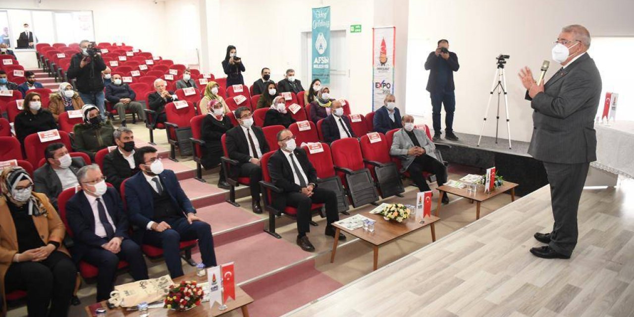 Başkan Mahçiçek, EXPO 2023'ü Afşin'de tanıttı