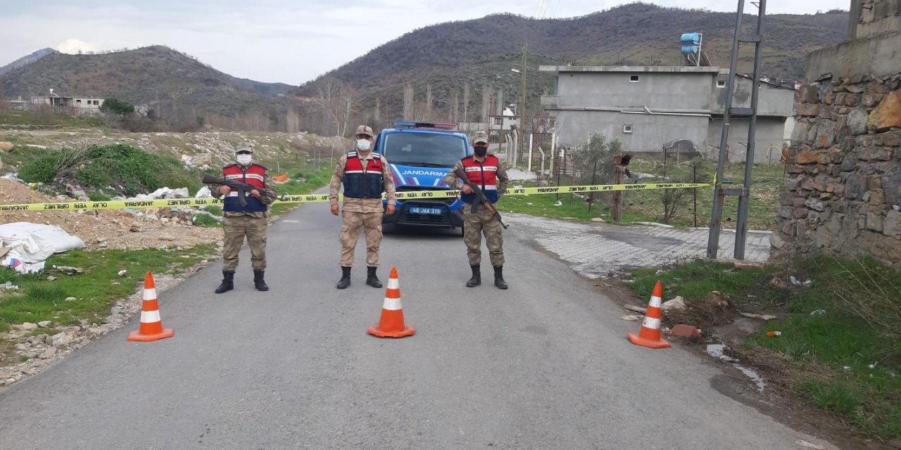 Kahramanmaraş'ta bir mahalle Kovid-19 tedbirleri kapsamında karantinaya alındı