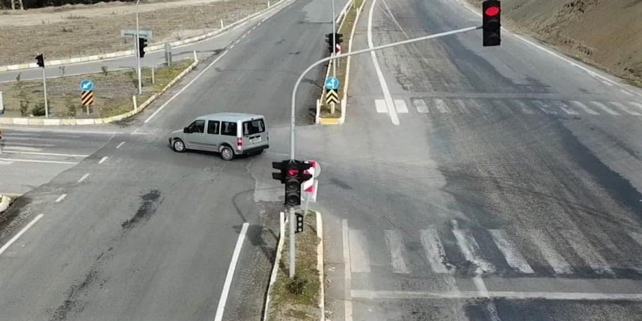 Kahramanmaraş'ta drone ile trafik denetimi yapıldı
