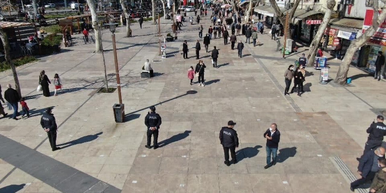 Kahramanmaraş’ta droneli Covit-19 denetimi