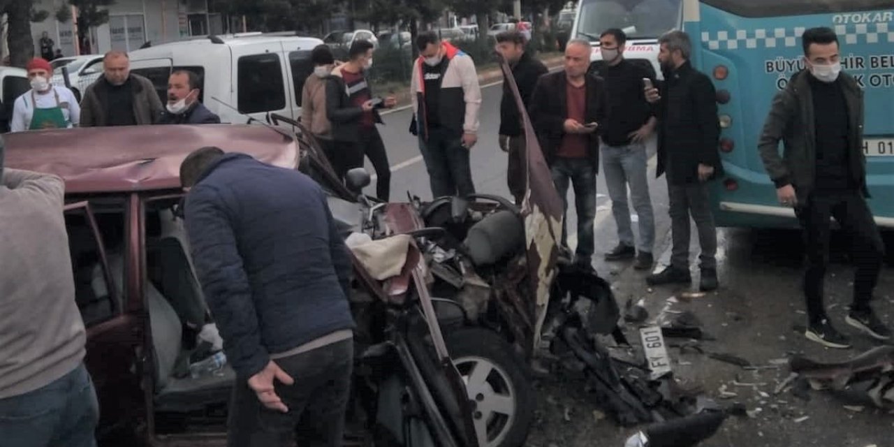 Kahramanmaraş’ta trafik kazası: 1 ağır 3 yaralı