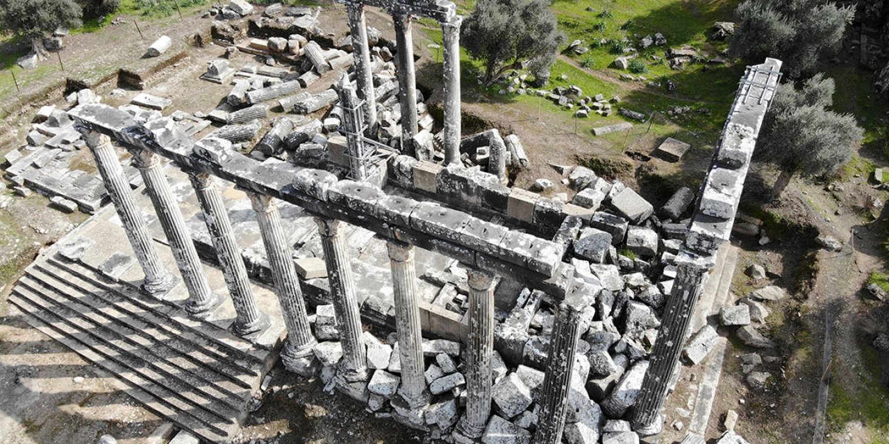 Zeus Tapınağı yapılan çalışmalarla eski ihtişamına kavuşturulacak