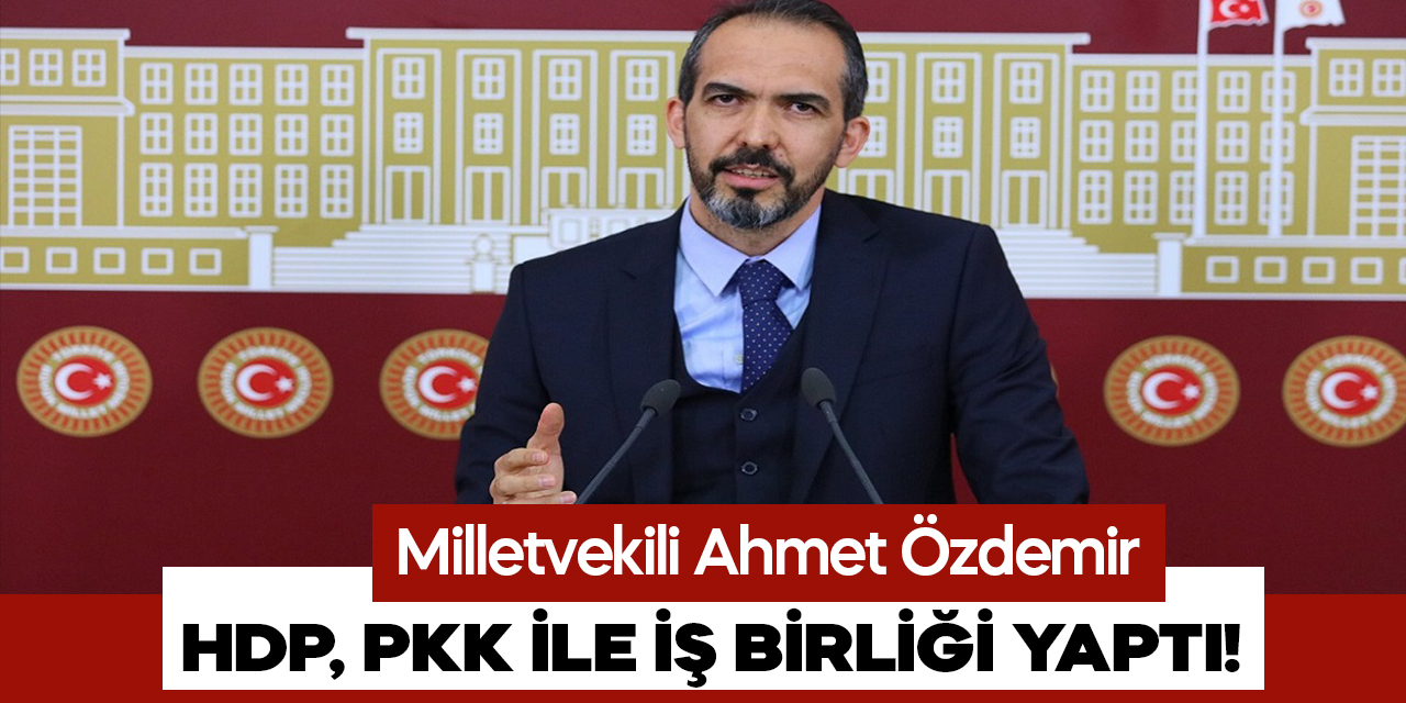 Milletvekili Özdemir: HDP, PKK ile iş birliği yaptı