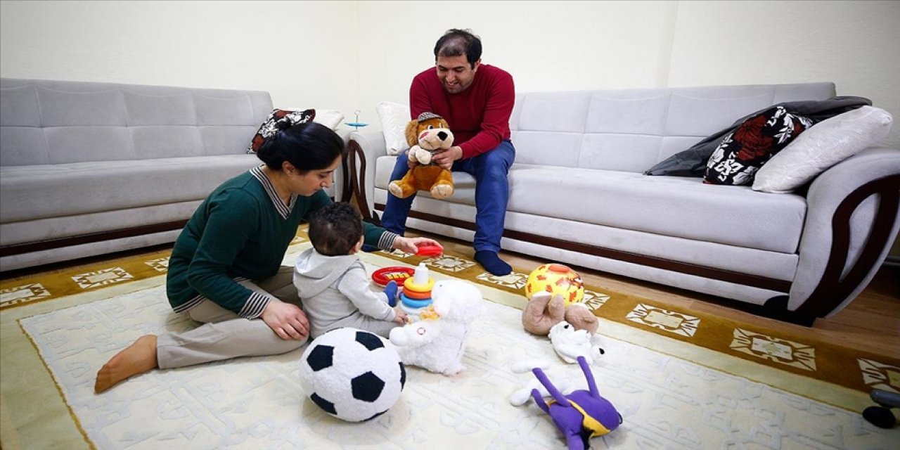 Fas uyruklu 8 aylık Sam Özdemir çifti sayesinde aile sıcaklığına kavuştu