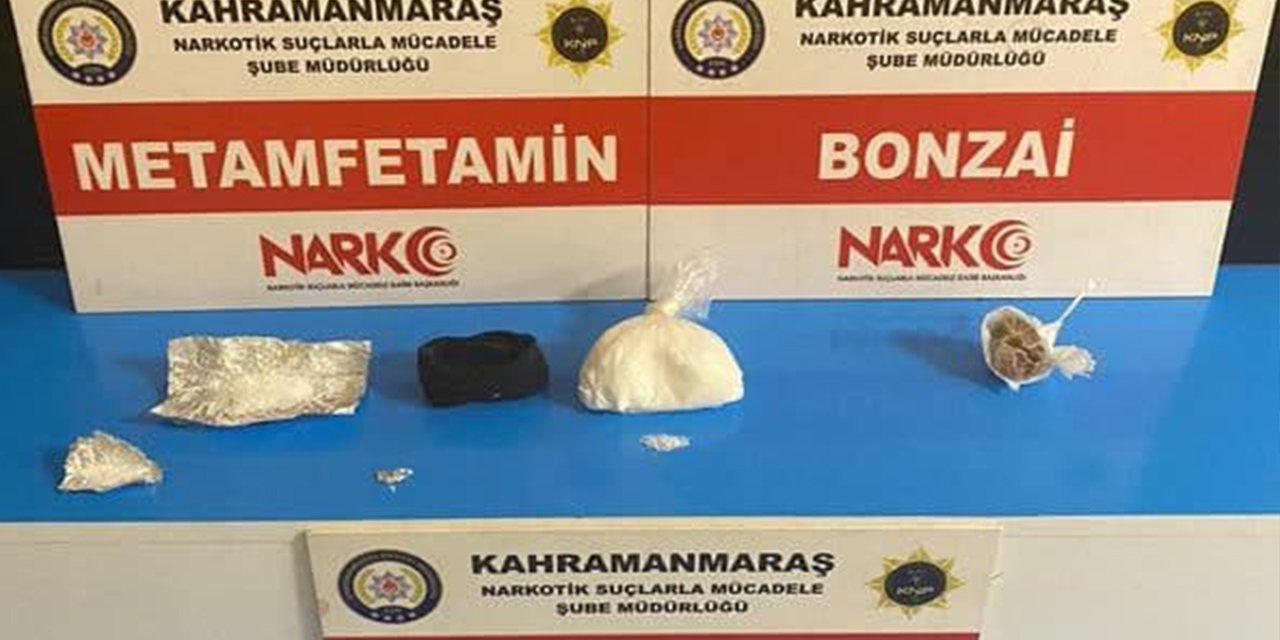 Kahramanmaraş’ta uyuşturucu satıcısı 3 kişi tutuklandı