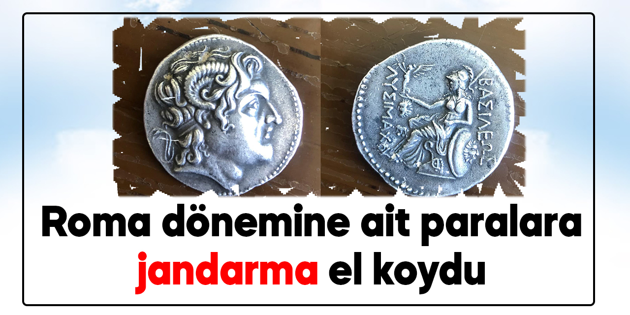 Kahramanmaraş'ta Roma dönemine ait paraya jandarma el koydu