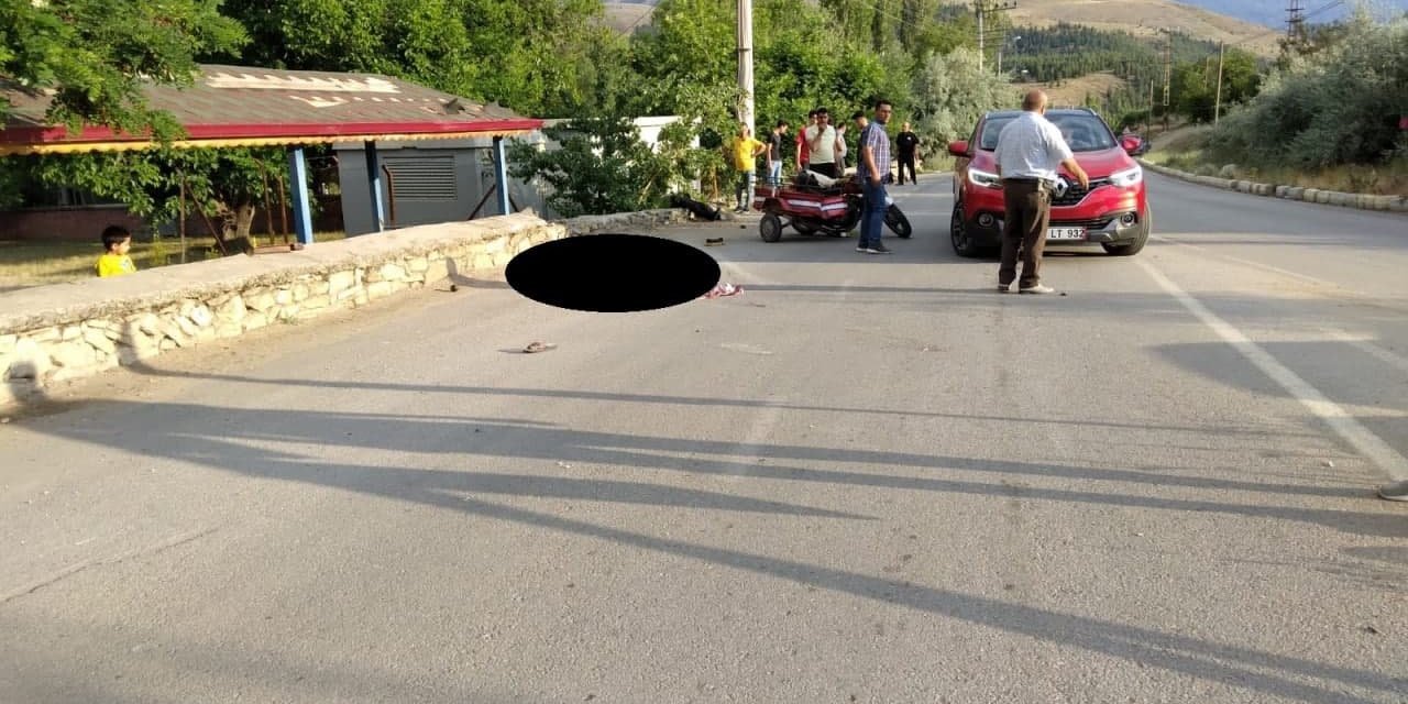 Kahramanmaraş’ta sepetli motosikletle duvara çarptı: 1 ölü 2 ağır yaralı