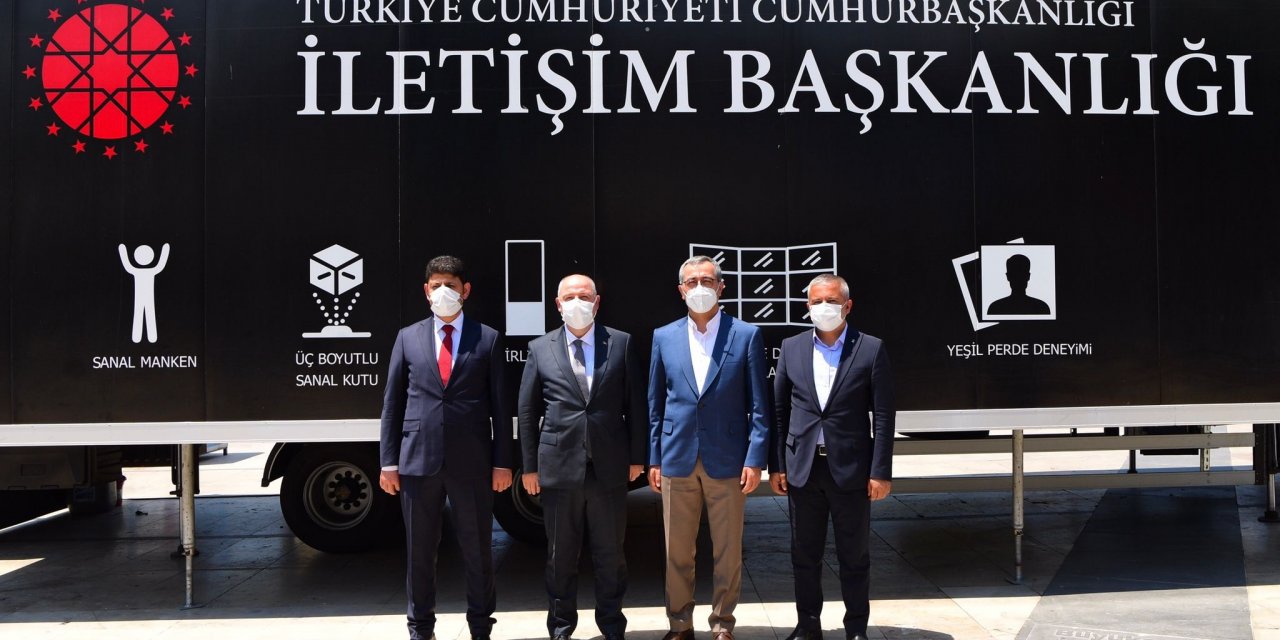 İletişim Başkanlığı Dijital Tırı Kahramanmaraş’ta