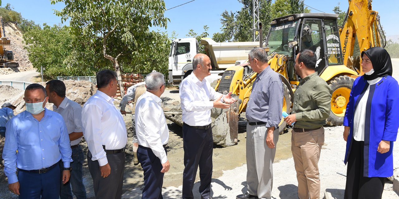 Dulkadiroğlu’nda Alt Yapı Çalışmaları Devam Ediyor