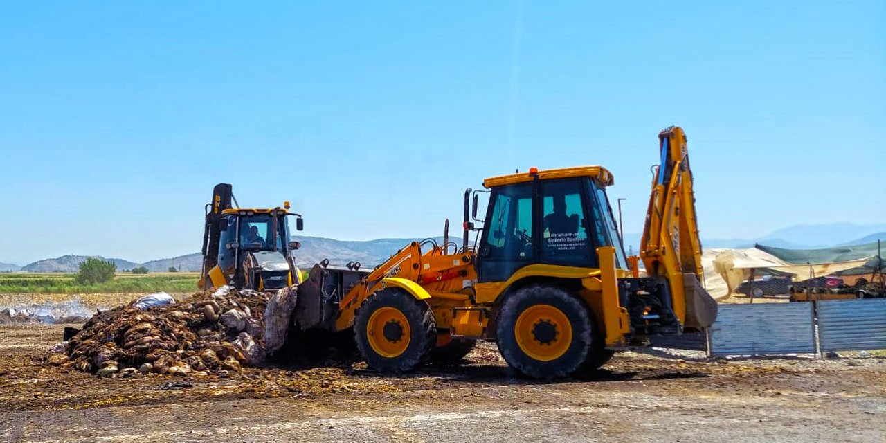 Kahramanmaraş’ta atıklar bertaraf ediliyor